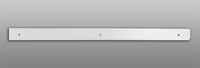 Планка БЕЛАЯ торцевая (правая) для столешницы H=38мм R9, L=0,6м Б-94731 - фото 24751