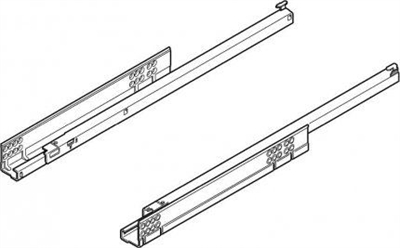 Направляющие (лев+прав) TANDEM 350мм +Blumotion (частичное выдвижение). Blum 550H3500B 27396 - фото 26281