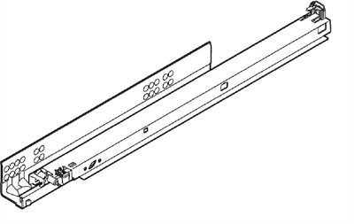 Направляющая TANDEM +Blumotion 460мм левая (для корзин). Blum 561H4601B L 22282 - фото 29430