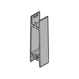 Держатель вставки задний правый Blum, высота С, темно-серый. ANTARO. Blum Z36C00802 AU-H R 50R737 34926 - фото 31478