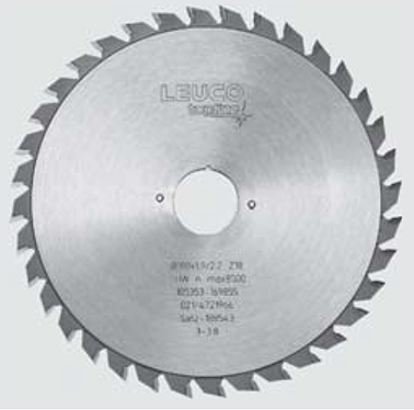 Р!!!Пила LEUCO дисковая подрезная (твердосплав) D=120, d=22мм, (2,8-3,6)/2*12F topline (прямые верши 27246 - фото 35481