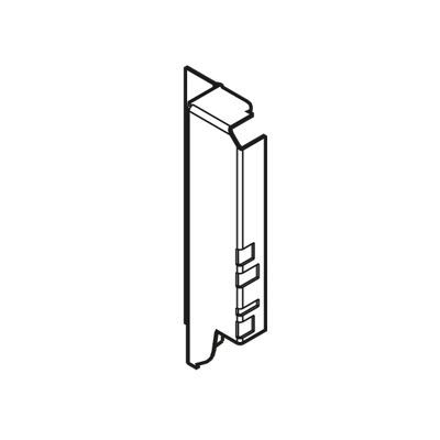 Р!!!Заднее крепление TANDEMBOX  B R+L с 1 рел. нерж. Blum Z30B000S.04 НЕРЖ 18060 - фото 36017