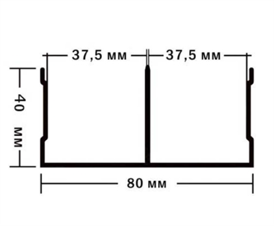 PRIME Направляющая верхняя 2м, Анод Бронза 1549-2 44606 - фото 38122