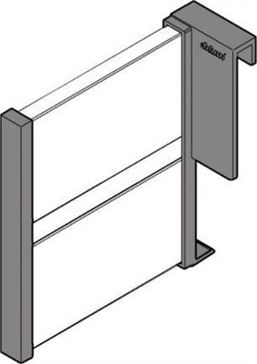 Продольный  разделитель  Intivo 100мм светло-серый. Blum Z43L100S 30997 - фото 39361