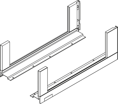 Legrabox free Царги C 500мм (загл., Boxc., инстр.) бел.ш., Л+П. Blum 780C5002S  Z R+L  V1 SW-M 32989 - фото 40395