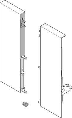 Крепление передней панели intivo для BOXCAP D (R+L) белый шелк. Blum ZIF.82D0.01 FRO V1SEIW 22736 - фото 40722