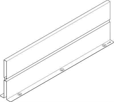 Межсекционная стенка INTIVO 500 бел.шелк. Blum Z46L470S SEIW 34312 - фото 40724