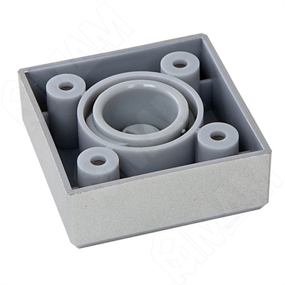 Опора декоративная Н20+8мм хром матовый, 53x53 ADJ6.020.CM 34061 - фото 48936