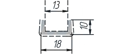 Заглушка h=100мм для цоколя Стандарт, Клён. Россия B24615 41806 - фото 65700