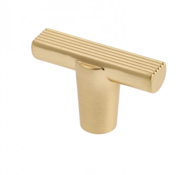 Ручка - кнопка RAY, брашированное золото. GTV GZ-RAY-1-18 46206 - фото 66240