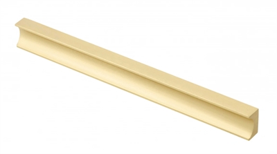 Ручка - профиль GROOVE 160/190мм, светлое брашированное золото. GTV UA-GROOVE-160-22 46267 - фото 66519