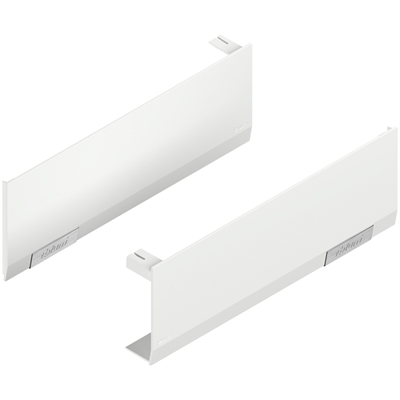 Заглушка для Aventos HF, HS, HL-TOP, (левая+правая) - Белый шелк с малой стальной заглушкой 22.8000 ABD R+L V1 SWIG 47154