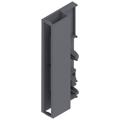 Держатель вставки задний Blum, высота Dсерый, левый ANTARO. Blum Z36D00802 AU-H L 50 WGR 47730