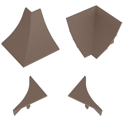 Комплект заглушек для плинтуса LB 23 серо-коричневый. Россия LB 23 485 45927