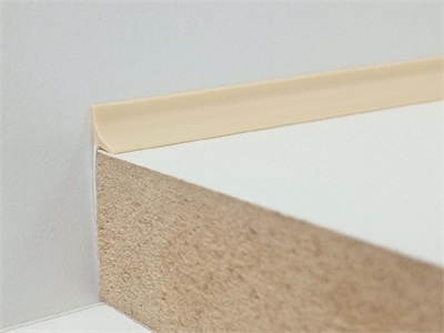 Р!!!Плинтус - уплотнитель для столешниц, силиконовый, L= 5000мм, бежевый (без клея). Россия B134939 45785