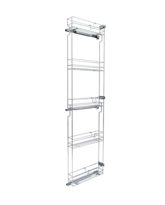 Колонна выкатная 5, M150 106,8х468х1699,2мм, левая с доводчиком, хром, Vibo ELQGM155SXPRPC 34189