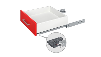 Направляющие шариковые, скрытого монтажа 2D B-slide DB8781Zn/300 47359