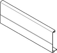 Р!!!Передняя панель, внутренняя, TANDEMBOX, серый, 1080мм. Blum Z31A1081A R9006