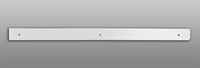 Планка БЕЛАЯ торцевая (правая) для столешницы H=38мм R9, L=0,6м Б-94731