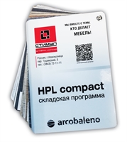 Образец HPL COMPACT Arcobaleno 142,5х195мм веер с образцами (малый) Arcobaleno 40495