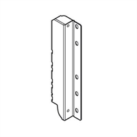 Заднее крепление D под 2 бортика TANDEMBOX (лев+прав) БЕЛЫЙ. Blum Z30D000S.04 31456