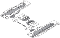 TIP-ON BLUMOTION для TANDEMBOX, тип L3, NL=350-600мм, 15-40кг, темно-серый. Blum T60B3530 + АДАПТЕР