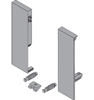 Р!!!Комплект перед.крепл.внутр. TANDEMBOX  ANTARO 1 рел., высота D, черный. Blum ZIF.74D0 S