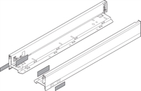 Царга N Legrabox 500мм, терра черный, R+L, с заглушками. Blum 770N5002S  Z R+L  V1 TS-M