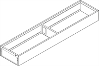 Рама AMBIA-LINE для LEGRABOX стандартный ящик, сталь, НД=500мм, ширина=100. Blum ZC7S500RS1 AMB-RA V 34008