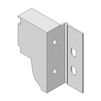 Заднее крепление N (левый+правый) серый орион. Blum Z30N000S.04HO-R L V50OG-M