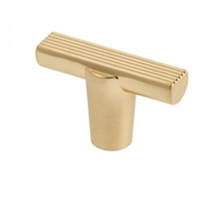 Ручка - кнопка RAY, брашированное золото. GTV GZ-RAY-1-18 46206