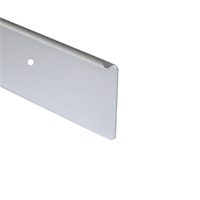 Планка торцевая 38мм, R3, L=625мм, для столешниц EGGER, универсальная, алюминий, Россия 1520У алюминий 48023