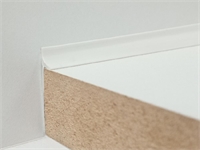 Плинтус - уплотнитель для столешниц, силиконовый, L= 5000мм, белый (самоклеящийся). Россия B134940 48180