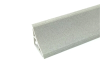 Плинтус B2 23х23мм, L=3м, Хромикс серебро F638 ЭГГЕР F638 В2 3000 48307