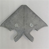 Уголок для широкого профиля 20х45мм, F1-33, силумин F1-33 (031) 46465