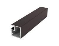 Профиль рамочный F1-99, 19х20мм, черный матовый, 3м XCl8-102 черный 46459