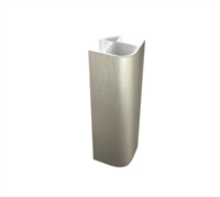 Угол 90*, h=100мм, универсальный для цоколя Стандарт, Титан Поталь. Россия B144988 48233