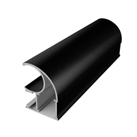 PRIME Ручка Асимметричная PL, 5,4 м Анод Черный 3180 48332