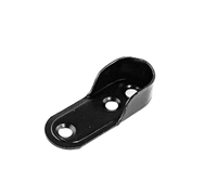 Штангодержатель для овальной штанги, штампованный, металл, черный 4700025 BL 48379