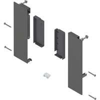 Держатели передней панели - MERIVOBOX - Высота E - (L+R) - Орион-серый ZI4.2ES1 FRO R+L V1 OG-M 48007