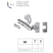 Петля GTV 45* угловая самозакрывающаяся с планкой ZM-НСKT45-BE-S 39630 - фото 24651 Петля GTV 45* угловая самозакрывающаяся с планкой ZM-НСKT45-BE-S 39630 - фото 24651