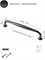 Ручка - скоба STILO 160 мм, черный матовый. GTV UZ-STILO-160-20M 41460 - фото 33469 Ручка - скоба STILO 160 мм, черный матовый. GTV UZ-STILO-160-20M 41460 - фото 33469