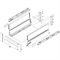 Прямоугольный релинг 1046мм белый шелк. Blum ZRG.1046Z RELING 20SEIW 34867 - фото 39868 Прямоугольный релинг 1046мм белый шелк. Blum ZRG.1046Z RELING 20SEIW 34867 - фото 39868