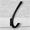 Крючок мебельный 1642 2-рожковый, черный Trodos 302125 45872 - фото 51339