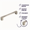 Ручка-скоба  ZY-871 96мм , хром Trodos 303292 46058 - фото 53418