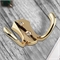 Крючок ZY-204В 2-рожковый, золото Trodos ZY-204В (302082) 37545 - фото 55444