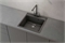 Мойка ULGRAN Quartz Forte 505-04, 505х505мм, платина Forte 505-04 48393