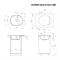 Мойка ULGRAN Quartz Nora 585-10, 585х485, песок Nora 585-10 48376