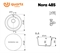 Мойка ULGRAN Quartz Nora 485-04 платина Nora 485-04 48178