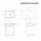 Мойка ULGRAN Quartz Prima 605-10, 605х485мм, песок Prima 605-10 48501
